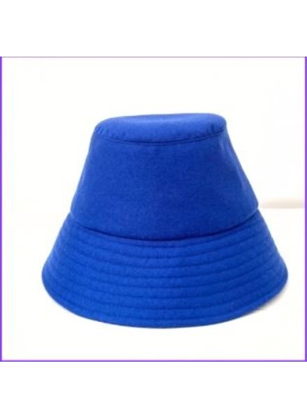 CASHMERE BUCKET HAT: INK BLUE