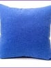 DOUBLE FACE CASHMERE  PILLOW NAVY STRIPPED: 21" X 21"