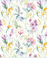 CASHMERE PRINTED SCARF:PULIA: IVORY