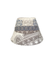 PRINTED SILK BUCKET HAT: SEVILLE IVORY