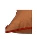 HERRINGBONE ORANGE AND SAND PILLOW