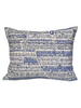 PALM BEACH BLUE PRINT SCARF PILLOW