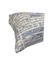 PALM BEACH BLUE PRINT SCARF PILLOW