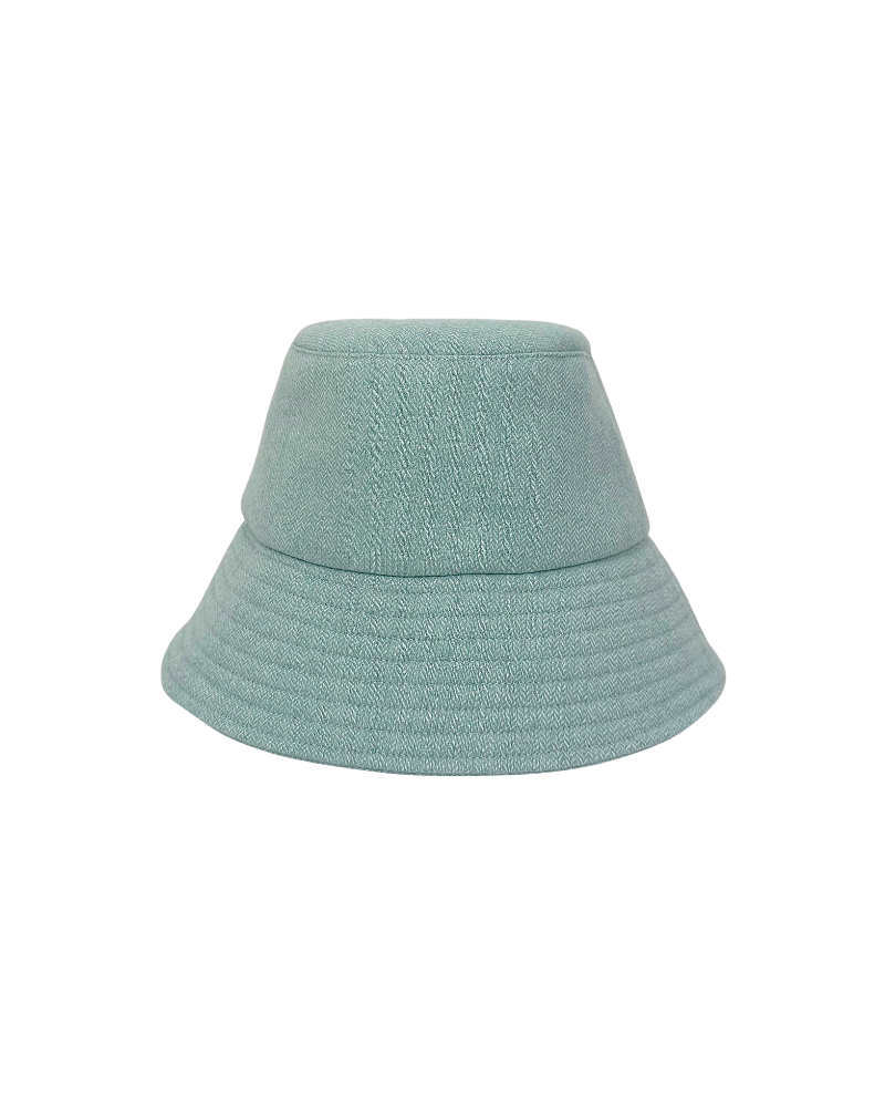 CASHMERE TURQUOISE BUCKET HAT