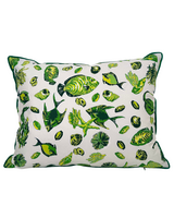 HANDMADE FISH PRINT SCARF PILLOW
