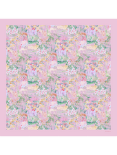 CASHMERE PRINTED SCARF: SPELLO: PINK
