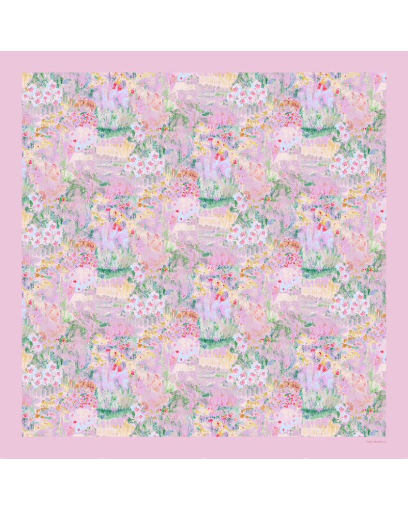 CASHMERE PRINTED SCARF: SPELLO: PINK