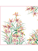 CASHMERE PRINTED SCARF: DANCING LADY FLOWERS: PINK
