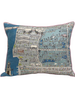 PALM BEACH BALTIC BLUE PRINT SCARF PILLOW 16X20