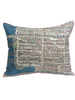 PALM BEACH BALTIC BLUE PRINT SCARF PILLOW 16X20