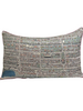 PALM BEACH BALTIC BLUE PRINT SCARF PILLOW 16X24