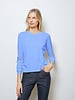 SUPERFINE LIGHT WEIGHT CREW SWEATER: BLUE