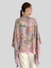CASHMERE PRINTED PONCHO: SPELLO: PINK
