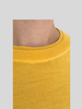 SUPERFINE LIGHT WEIGHT CREW SWEATER: YELLOW