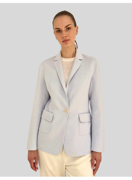 DOUBLE FACED BLAZER: BLUE