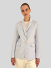 DOUBLE FACED BLAZER: BLUE