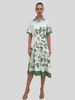 HALF-SLEEVES DRESS: APPLE BLOSSOM: LIGHT BLUE