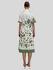 HALF-SLEEVES DRESS: APPLE BLOSSOM: LIGHT BLUE