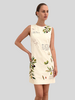 SLEEVELESS DRESS: OLIVES: GREEN