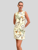 SLEEVELESS DRESS: MARGARITA: IVORY