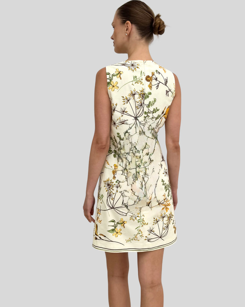 SLEEVELESS DRESS: MARGARITA: IVORY