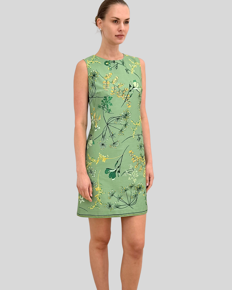 SLEEVELESS DRESS: MARGARITA: GREEN
