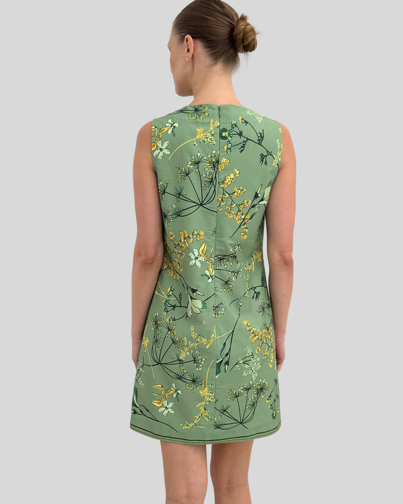SLEEVELESS DRESS: MARGARITA: GREEN