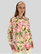 LONG SLEEVE SHIRT: SICILY: VANILLA