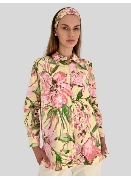 LONG SLEEVE SHIRT: SICILY: VANILLA