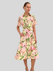 HALF-SLEEVES DRESS: SICILY: VANILLA