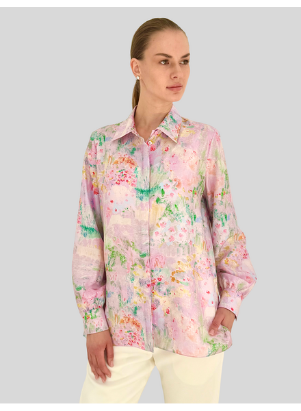 LONG SLEEVE SHIRT: SPELLO: PINK
