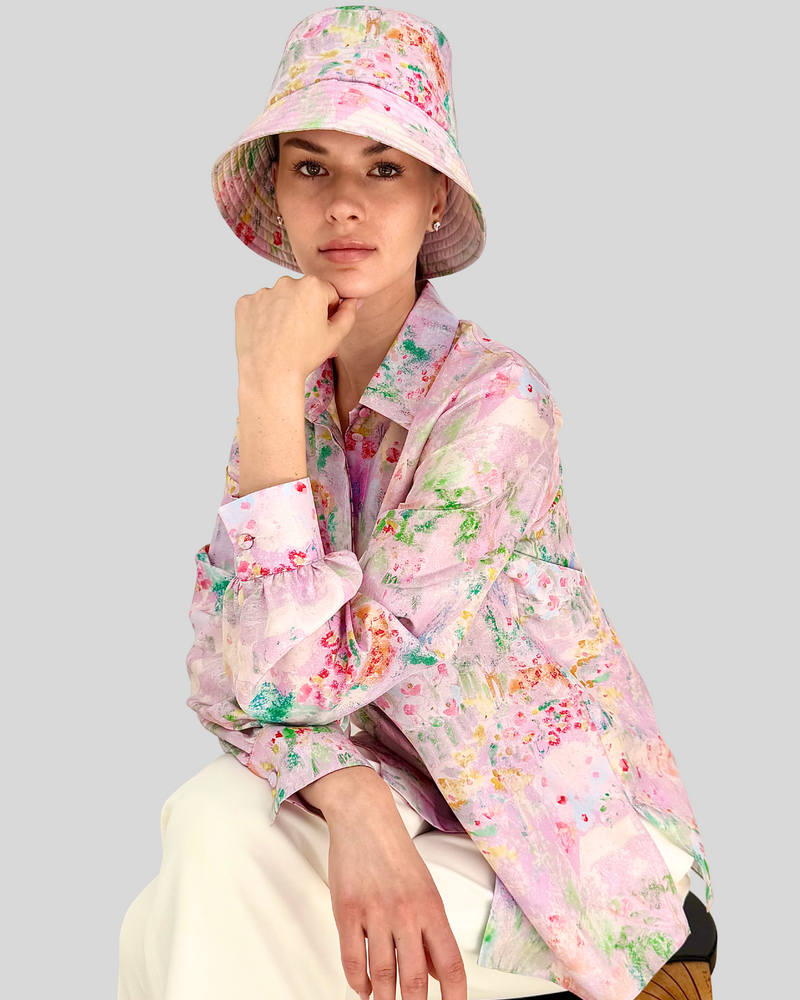LONG SLEEVE SHIRT: SPELLO: PINK