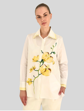 CLASSIC SHIRT WITH DOUBLE COLLAR: ORCHID: MIMOSA