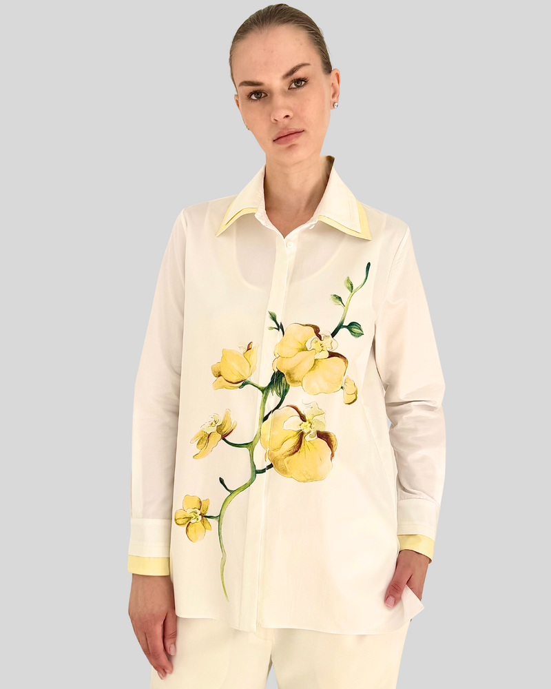 CLASSIC SHIRT WITH DOUBLE COLLAR: ORCHID: MIMOSA