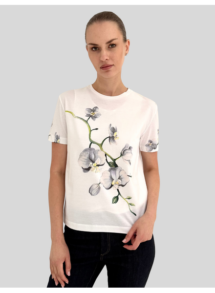 T-SHIRT: ORCHID: SILVER