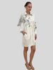 STRAIGHT CUT DRESS: ORCHID: SILVER