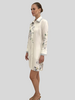 STRAIGHT CUT DRESS: ORCHID: SILVER