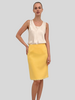 TWEED SKIRT: YELLOW