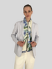 DOUBLE FACED JACKET: BLUE