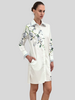 STRAIGHT CUT DRESS: ORCHID: SILVER