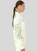 LONG SLEEVE SHIRT: JACQUARD PEACOCK PRINTED: IVORY