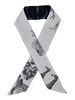 SILK TWILLY: JUNGLE PRINT BLACK-32" x 3