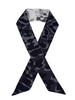 SILK TWILLY: JUNGLE PRINT BLACK-32" x 3