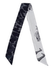 SILK TWILLY: JUNGLE PRINT BLACK-32" x 3