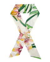COTTON TWILLY: DANCING LADY FLOWER PRINT: PINK- 32" x 3"