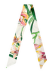 COTTON TWILLY: DANCING LADY FLOWER PRINT: PINK- 32" x 3"