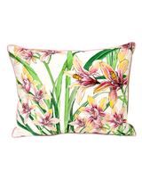 COTTON QUILTED PILLOW: DANCING LADY FLOWER: PINK