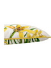 COTTON QUILTED PILLOW: DANCING LADY FLOWER: YELLOW