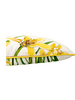 COTTON QUILTED PILLOW: DANCING LADY FLOWER: YELLOW