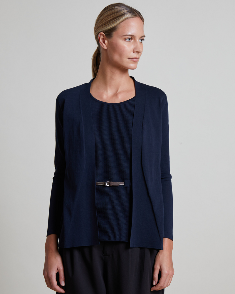 COTTON 2 IN 1 SET WITH BUCKLE: NAVY